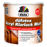 Панельный акриловый водорастворимый лак Düfatex Acryl Klarlack Matt (2.5л)