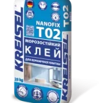 Морозостойкий клей для керамической плитки NANOFIX T02 (25кг)