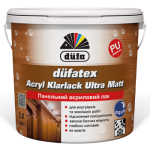 Водорастворимый панельный акриловый лак Düfatex Acryl Klarlack Ultra Matt (10л)