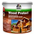 Декоративное средство для защиты древесины Dufа Wood Protect (белый) (2.5л)